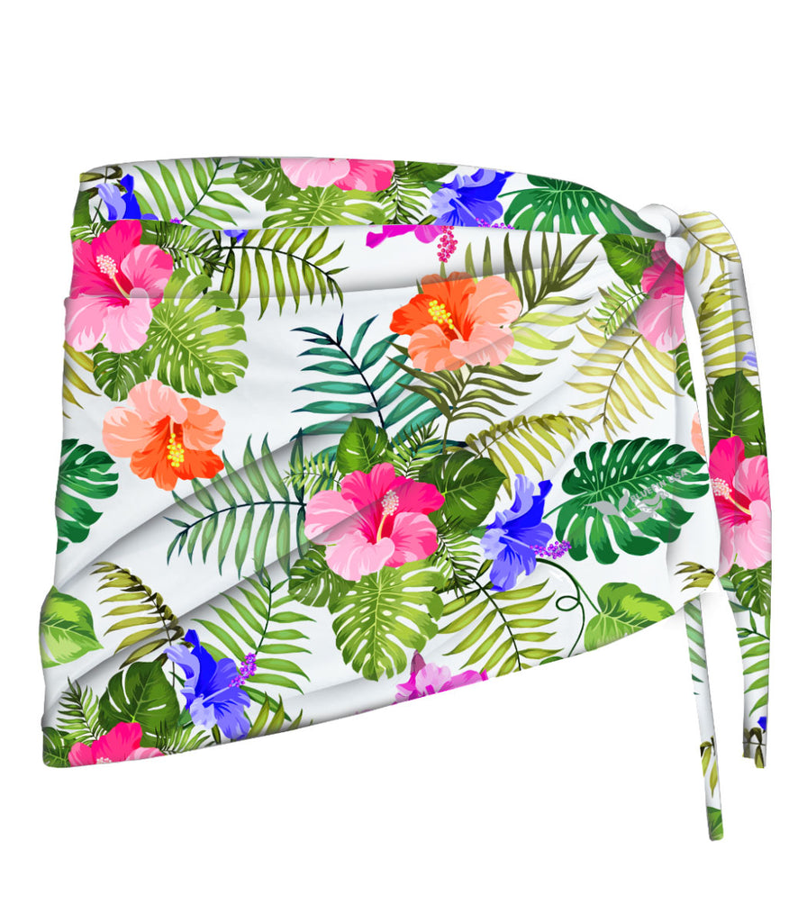 Bluefin Cover blanco con estampado floral de mujer