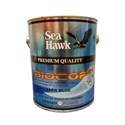 Pintura marina antifouling Sea Hawk Biocop dark blue GL