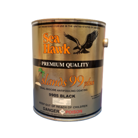 Pintura marina antifouling Sea Hawk Island 99 Plus Black GL