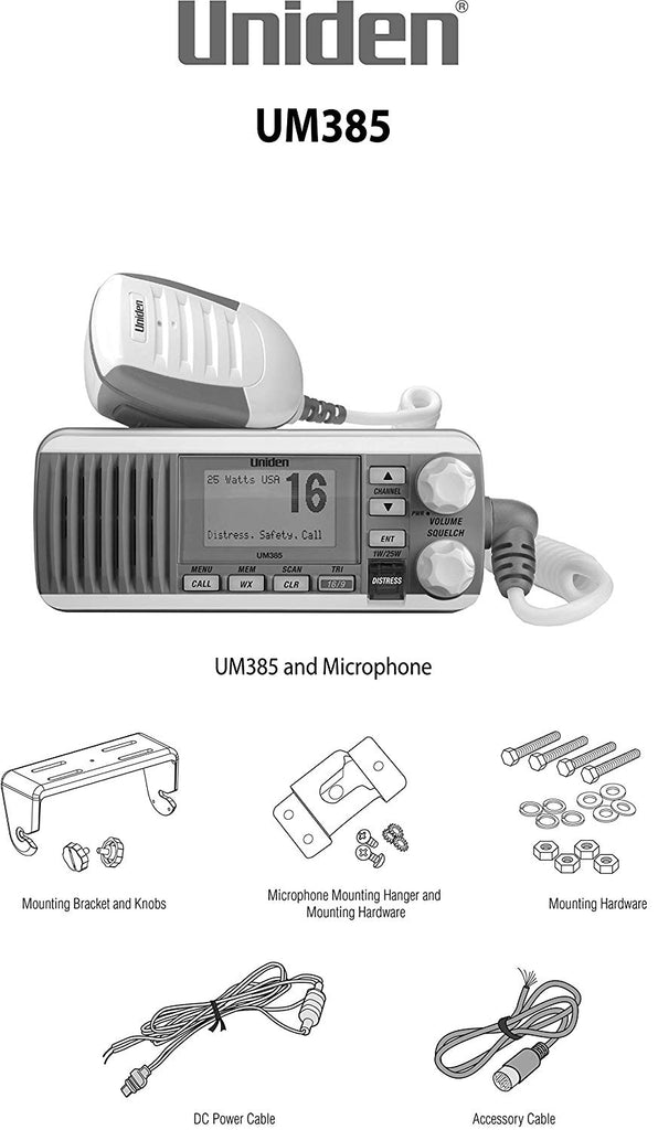 Radio VHF Uniden UM385