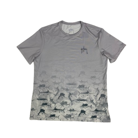 GUY HARVEY SUÉTER DE CABALLEROS GRIS