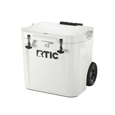 RTIC COOLER ULTRA-TOUGH WHEELED 45 QT WHITE
