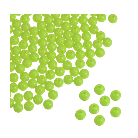 CENTRO ROUND BEADS GREEN 8MM 20/BAG