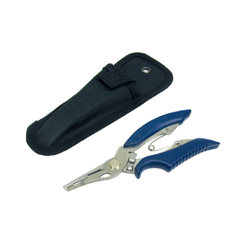 EAGLE CLAW LAZER PLIERS SPLIT RING W/BRAID CUTTER 5-1/4” TLSRP