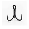 EAGLE CLAW LAZER 6X TREBLE REGULAR SHANK STRAIGHT POINT PLATINUM BLACK L778BGH-6