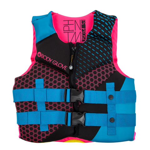 BODY GLOVE YOUTH PHANTOM AQUA/PINK 50 a 90 lbs