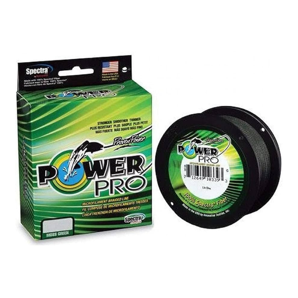 POWER PRO BRAIDED LINE MOSS GREEN 80LB/500YD