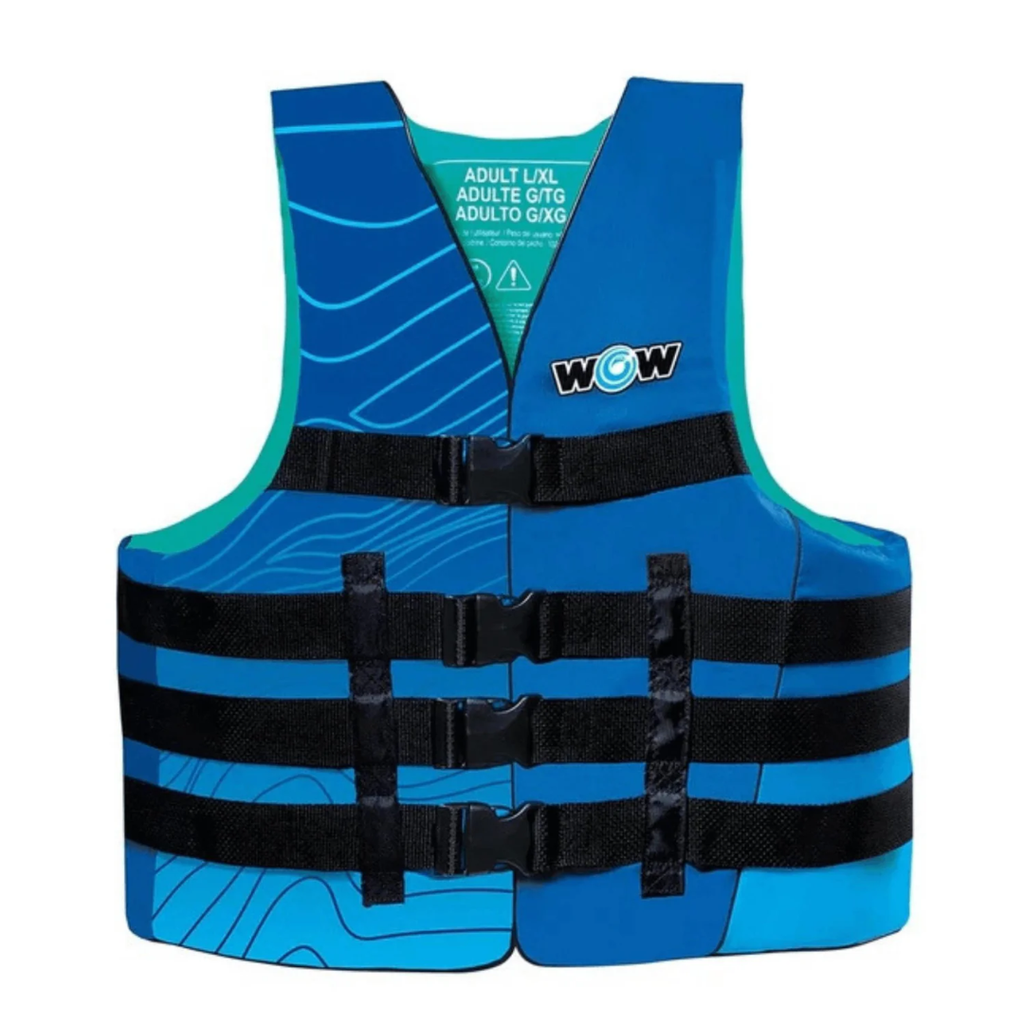 WOW Watersports Wave Life Vest, Blue