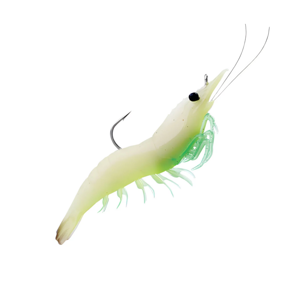 LIVETARGET Camarón con señuelo fluorescente 3''