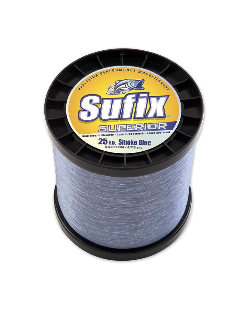Sufix Superior monofilamento 1485yds 40lbs smoke blue carrete 1 lb