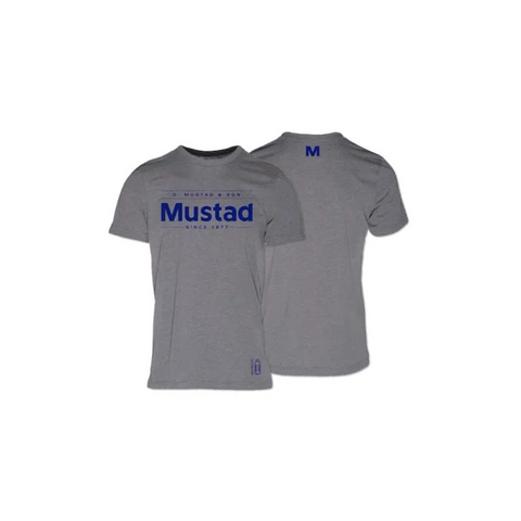 MUSTAD T-SHIRT HEATHER GREY