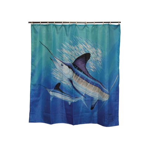 Cortina de ducha Guy Harvey Marlin. Modelo 764