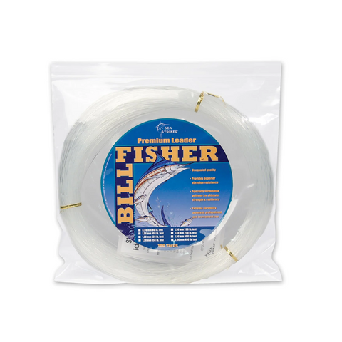 Billfisher LC100-400 Mono Leader Coil 400Lb 100Yds Clear 2.00mm