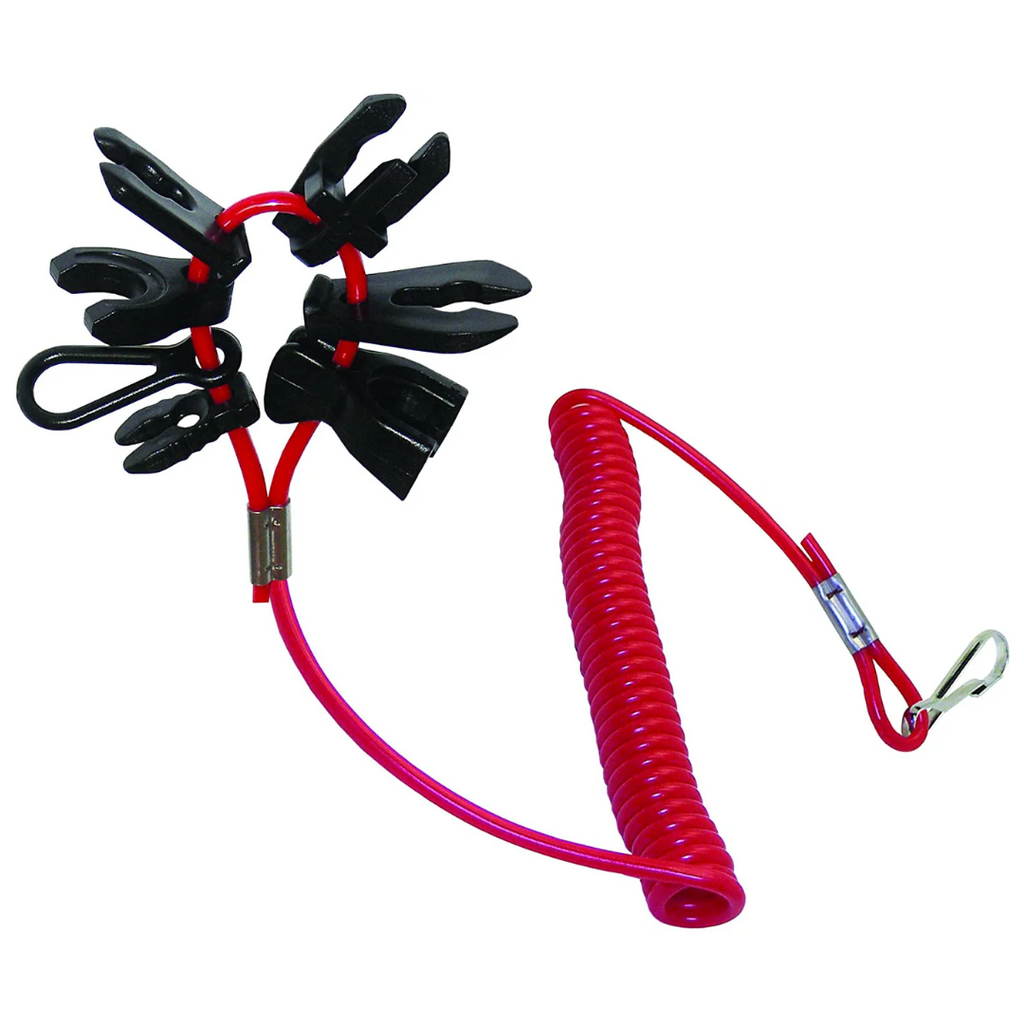 Shoreline Marine universal Kill Interruptor y cordón 7 Llaves SL51302