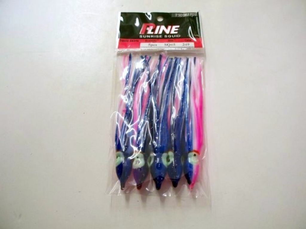 P-Line Tackle Purple 4.5-Inch Squid