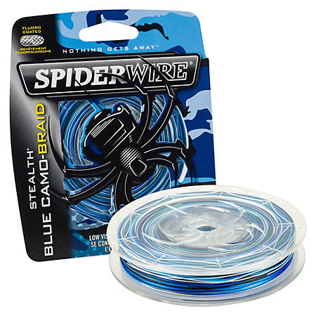 SPIDER WIRE STEALTH  BRAID BLUE CAMO 300YDS