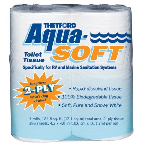 THETFORD 2-PLY AQUA SOFT TISSUE