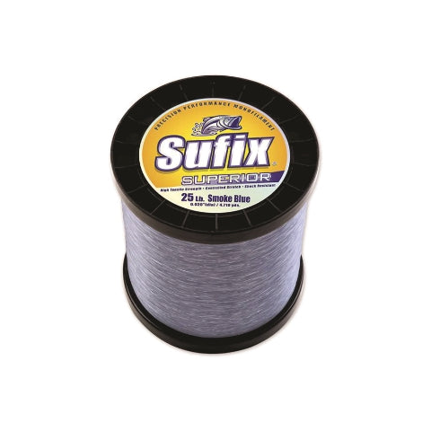Sedal de pesca Sufix Superior Monofilamento Smoke Blue Line 1/4lb - 25lb
