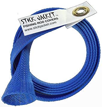 STICK JACKET fishing rod covers, big game 6  model blue