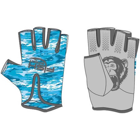 Fish monkey guantes guia rechoncho talla xl