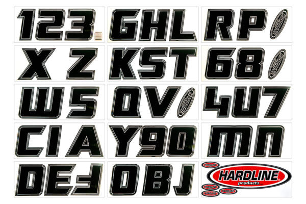 Kit de calcomanías Con adhesivo ON / OFF SERIE 900328-BLACK900