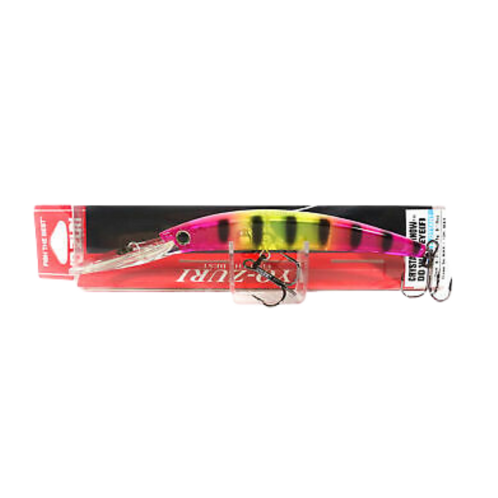 Leurre Yo-Zuri Crystal Minnow Deep Diver - Flottant, Plonge Jusqu'à 6m - Pour Pêche En Mer Et Eau Douce - 7