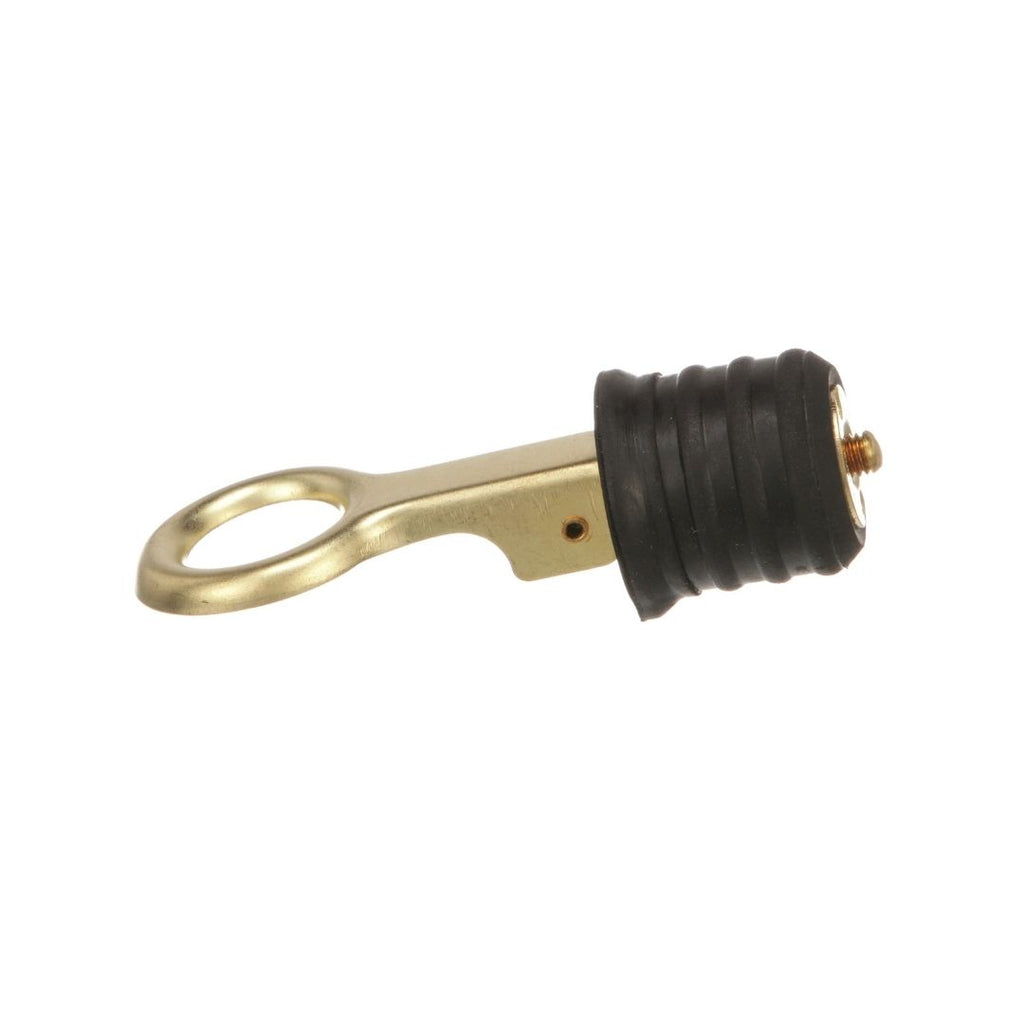 SEACHOICE Tapón de drenaje de latón con cierre a presión de 1-1 / 4 "