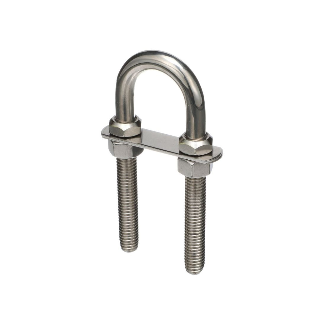 SEACHOICE 33631 Ojo de arco de acero inoxidable - Rosca de 1/2 pulgada x 3-7 / 16 pulgadas