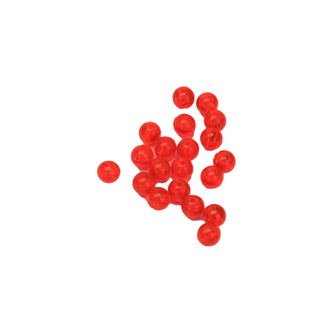 ROUND BEADS RED 8MM 20/BAG