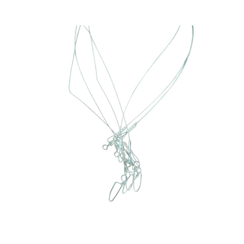 LÍDER DE ALAMBRE SIN RECUBRIMIENTO - GRÚA GIRATORIA Y SOPORTE COASTLOCK 40LB, 12 