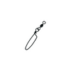 Eslabón giratorio de grúa con broche Coastlock NB, No 2/0, 225 libras