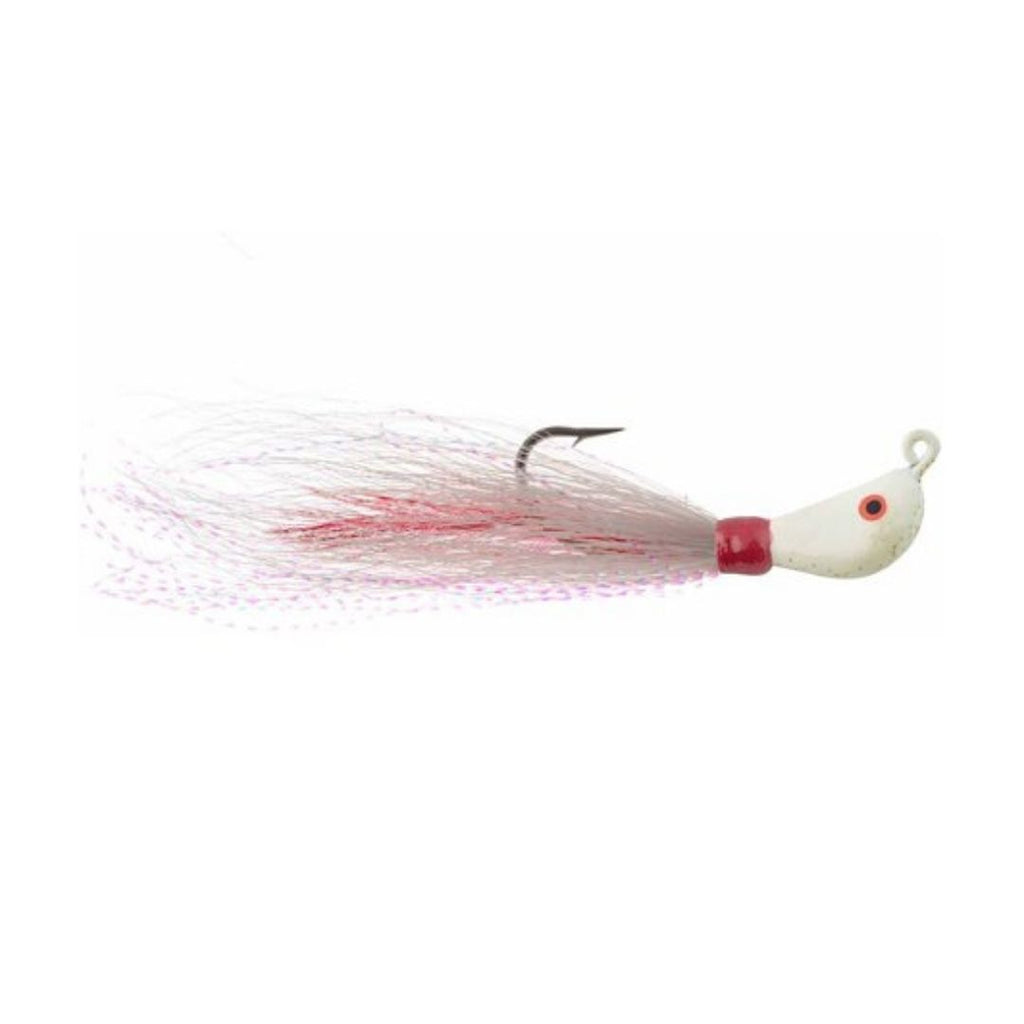 Hurricane Super Bucktail Jig WHITE 2OZ