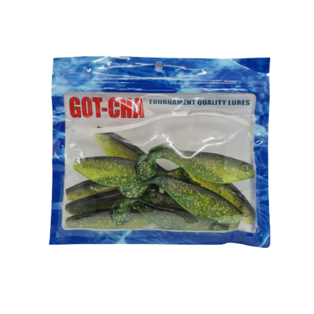 Got-Cha Shad body Chartreuse