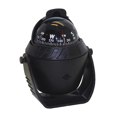 Shoreline Marine Sl52280 Negro 12v Brújula marina grande iluminada con protección UV