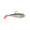 Hurricane Livewire Swim Shad espalda negra y boca roja Pack4