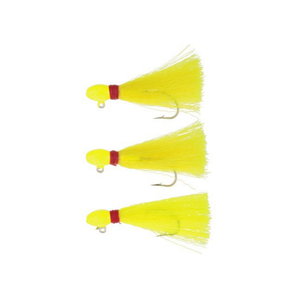 Sea Striker 10 Pompano Jig 1/4oz Chartreuse 3Pk