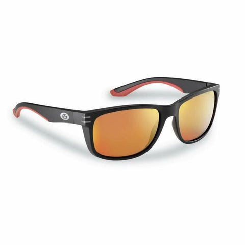 F. Fisherman Double Header Matte Black Amber Red 7873BAR