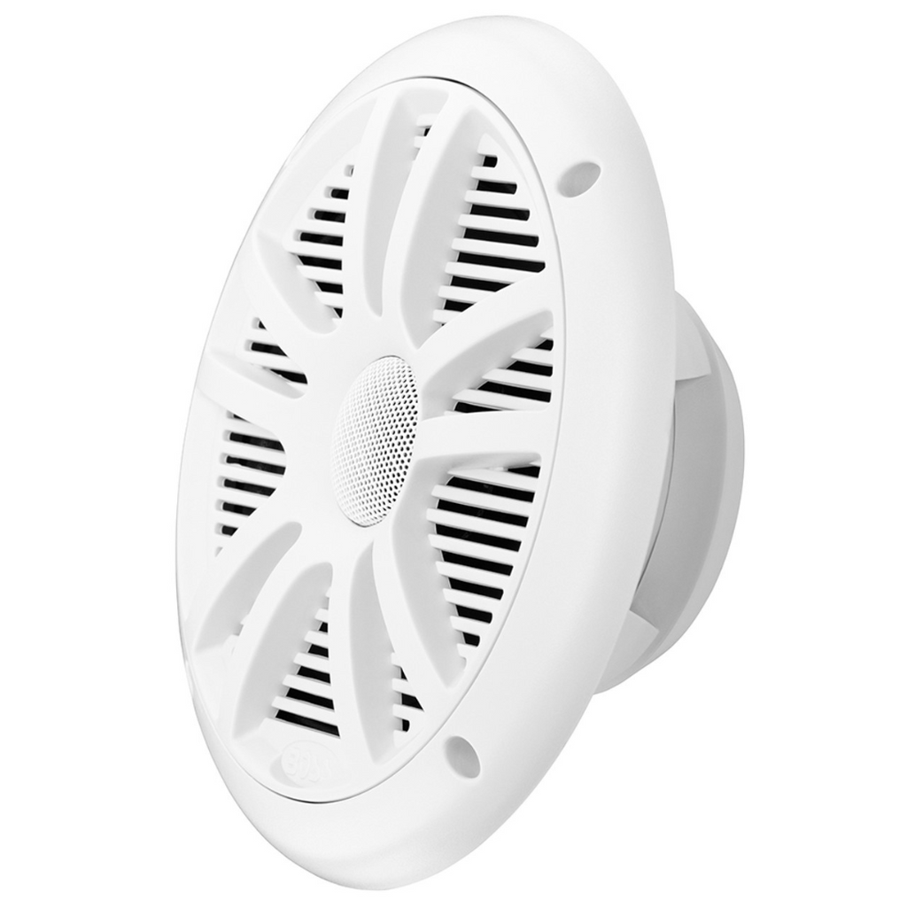 BOSS 6-1/2"Dual Cone Marine Speaker White