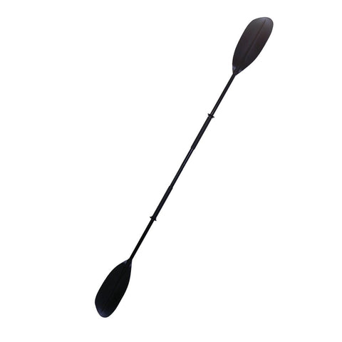 Shoreline Marine Remo de kayak de aluminio liviano de 8 ' color negro