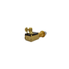 SWITCH PUSH BUTTON BRASS KNOB
