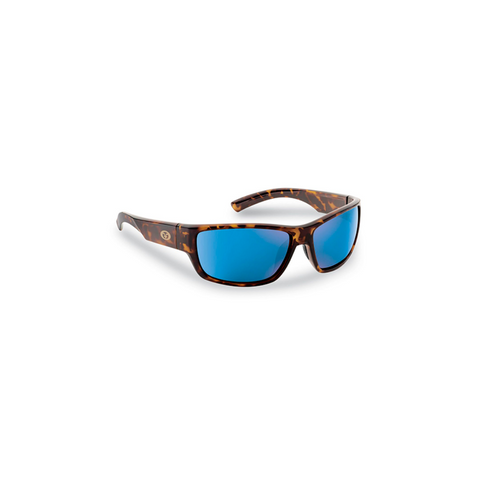 Lentes FISHERMAN pescador matecumbe tortuga espejo azul humo 7701TSB