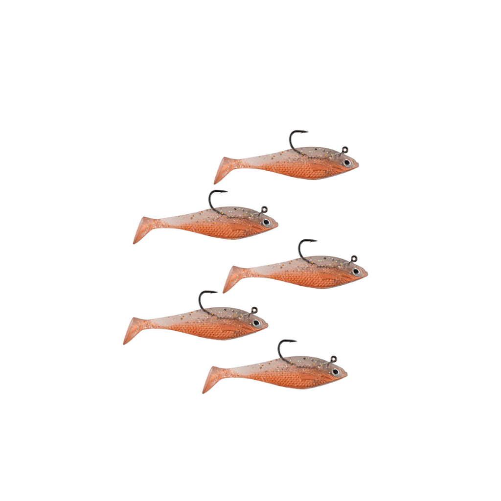 HURRICANE Rigged Swim Shad 3" New penny