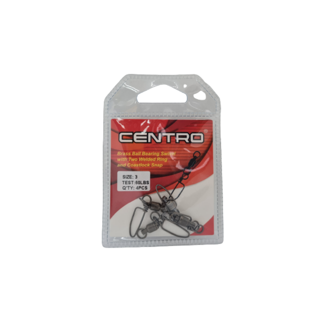Brass Ball bearing Swivel Snap 3 60LBS