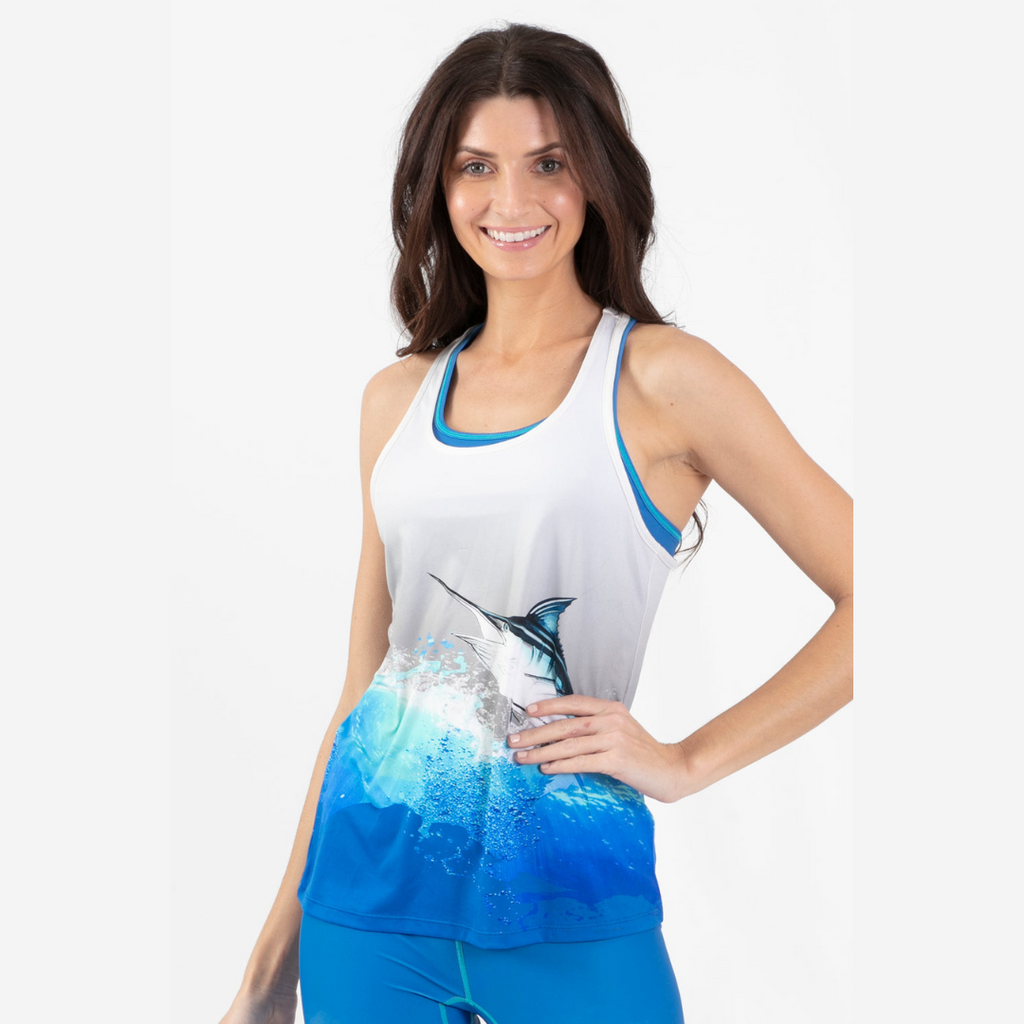 WAVE LIFE CAMISETA DE MUJER SIN MANGAS TANKS MARLIN 8036 Pesqueros wave-life-camiseta-de-mujer-sin-mangas-tanks-marlin-8036-pesqueros