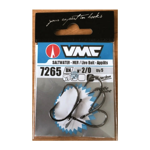 ANZUELO VMC MODELO 7265 BN 2/0 (5 unidades)