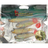 Hurricane Livewire Swim Shad (Pack of 4), 4-Inch, Gold/Mullet/Red Tail