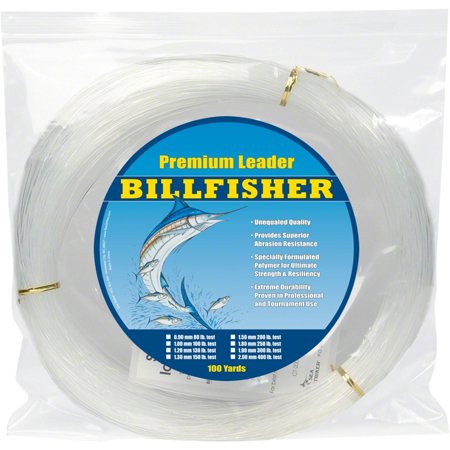 Billfisher  Mono Leader Coil 130Lb 100Yds Clear 1.20mm
