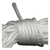 SEACHOICE Línea de cubierta de Nylon doble trenzada  3/4 "X 35" blanco
