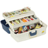 Plano 2 tray tacle box w/ dual top access blue metalic/off white 620206