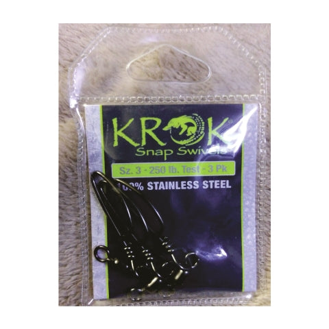 KROK Ssks250-3pk Giratorios de acero inoxidable Sz3